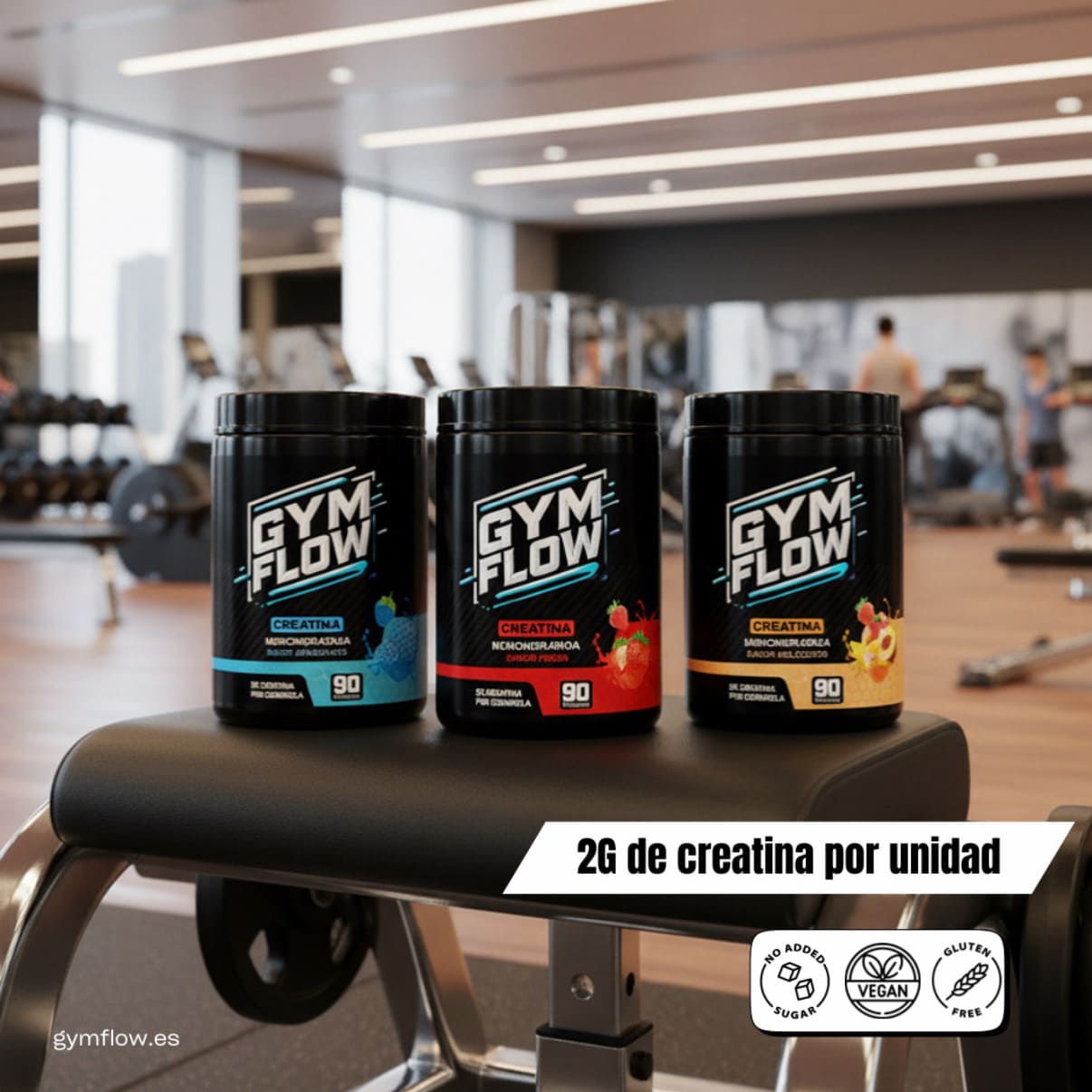 GymFlow - Gominolas de Creatina Monohidratada
