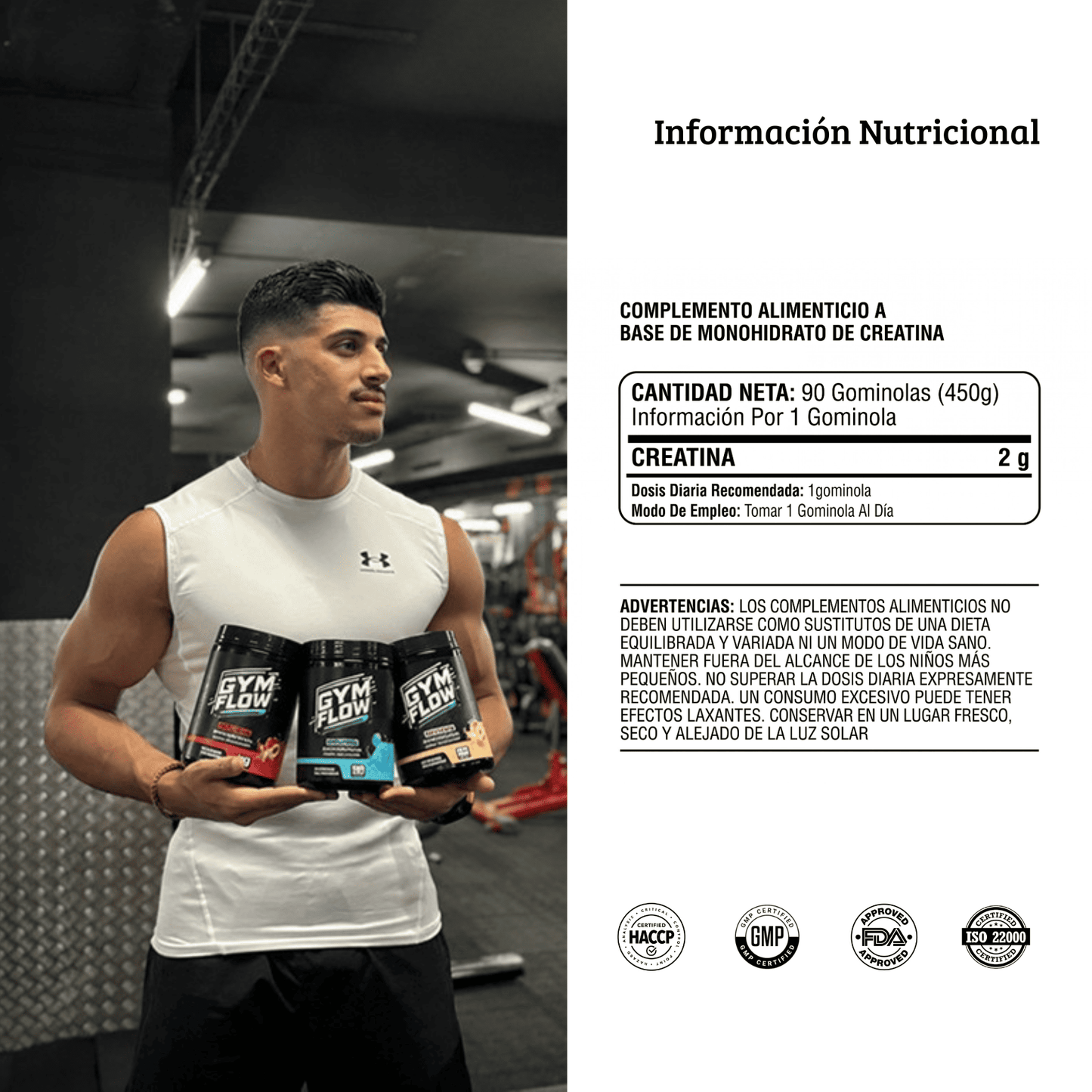 GymFlow - Gominolas de Creatina Monohidratada