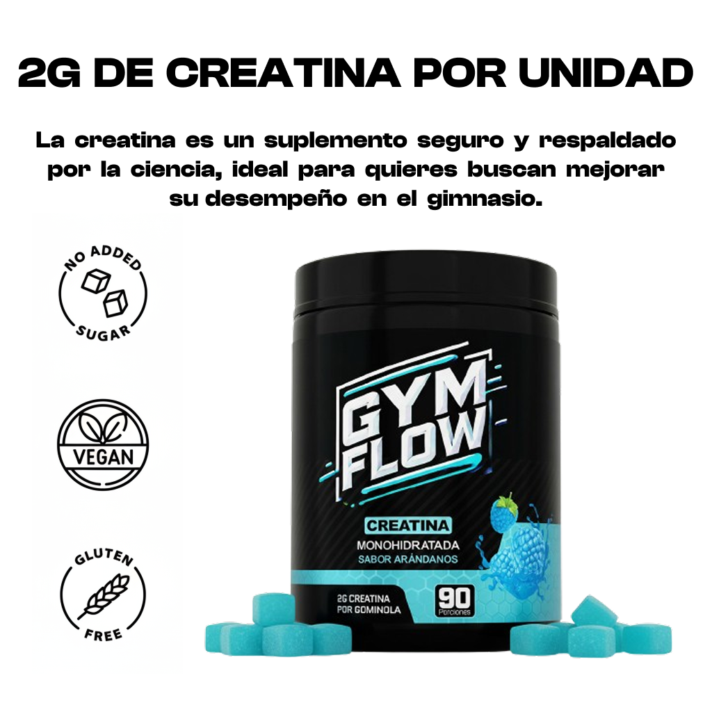 GymFlow - Gominolas de Creatina Monohidratada